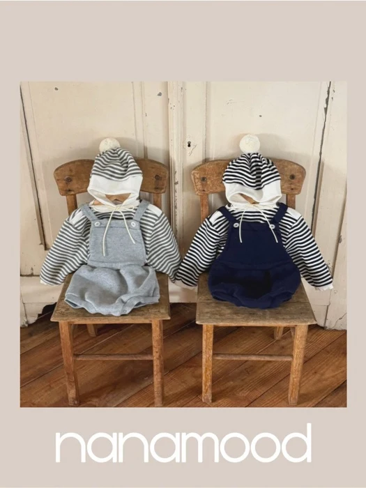 Bebe Cozy Suspender Suit