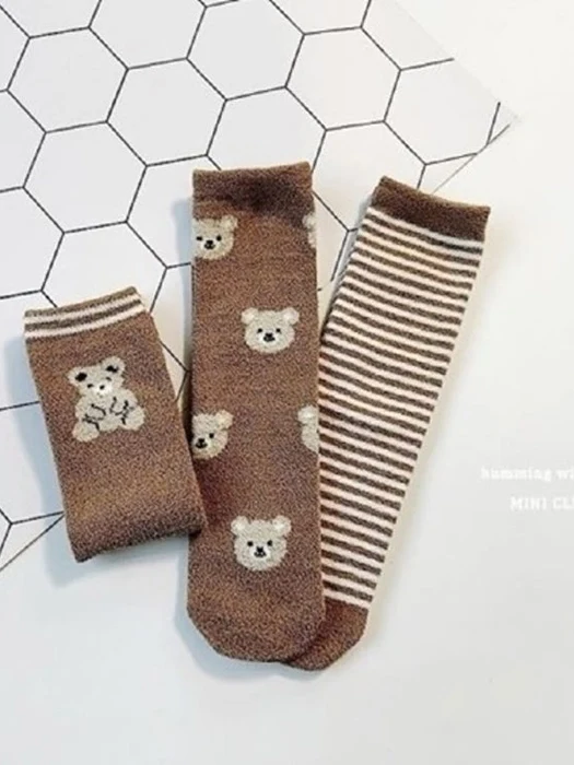 Bear Fleece Socks Bear Fleece Socks