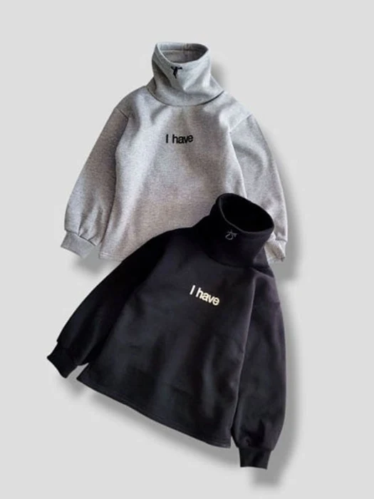 Fleece String Turtleneck Sweatshirt Fleece String Turtleneck Sweatshirt
