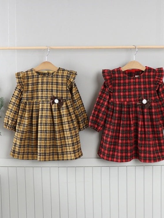 Warm Check One-piece Warm Check One-piece