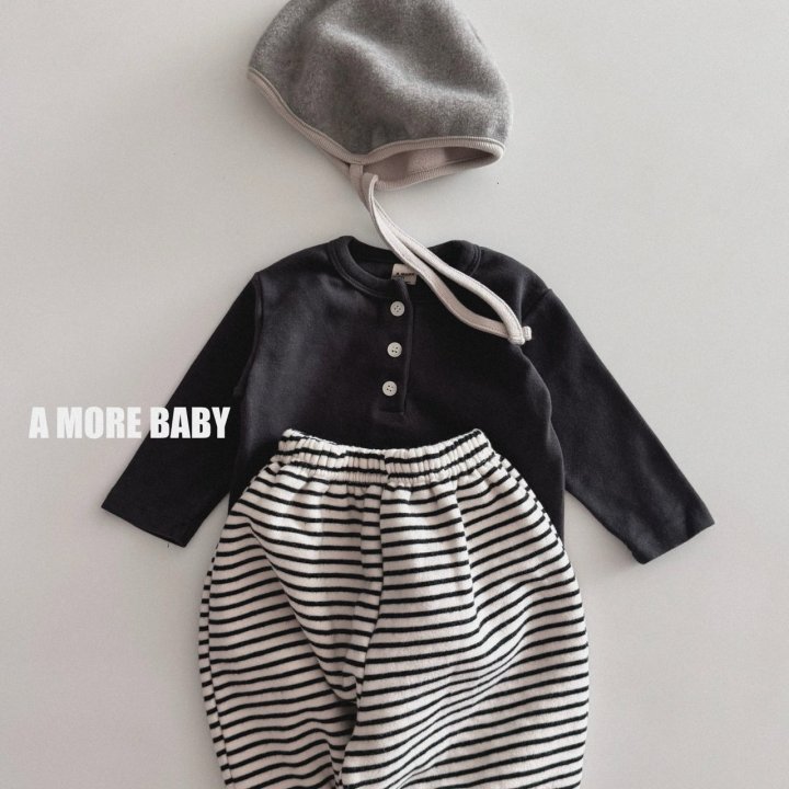 A More - Korean Baby Fashion - #babyboutique - Striped Pants - 6