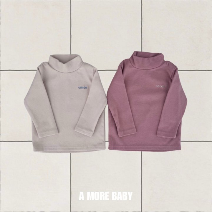 A More - Korean Baby Fashion - #babyboutique - Cocoa Turtleneck - 3