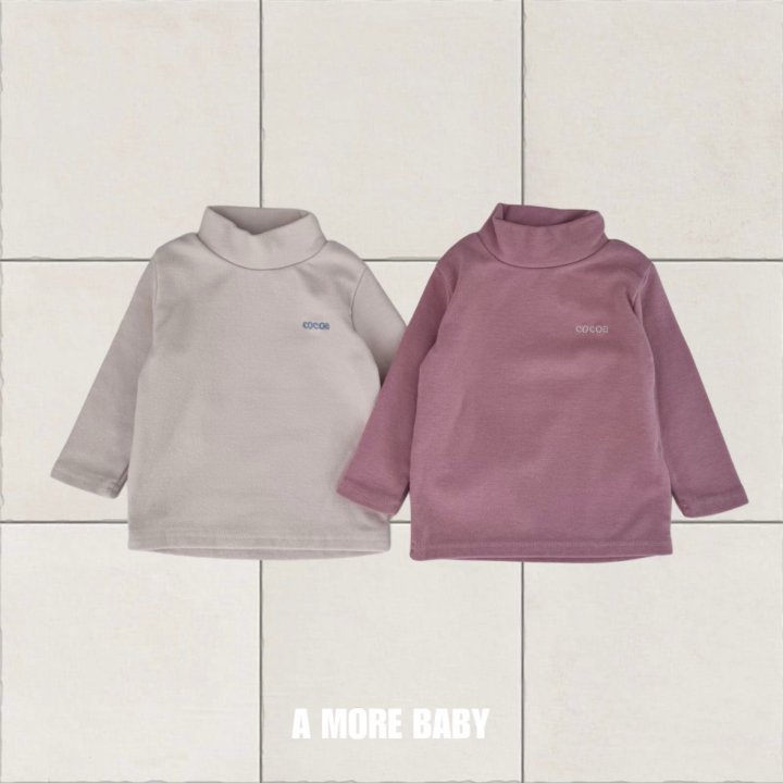 A More - Korean Baby Fashion - #babyboutique - Cocoa Turtleneck - 4