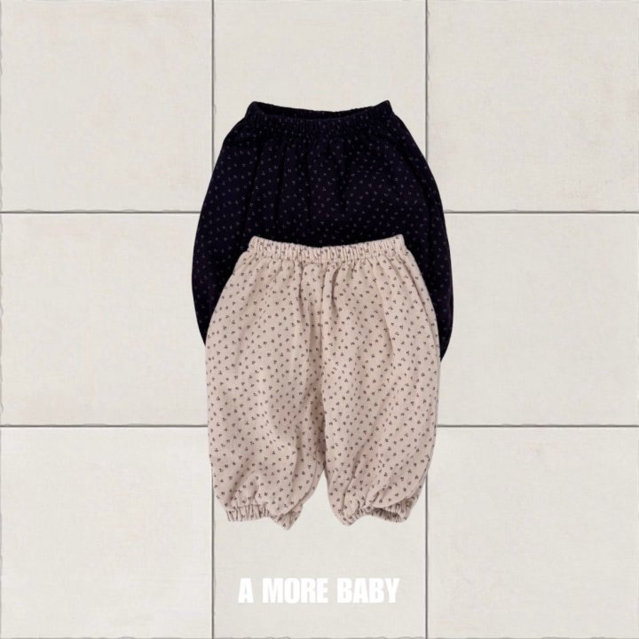 A More - Korean Baby Fashion - #babyboutiqueclothing - Round Flower Pants - 2