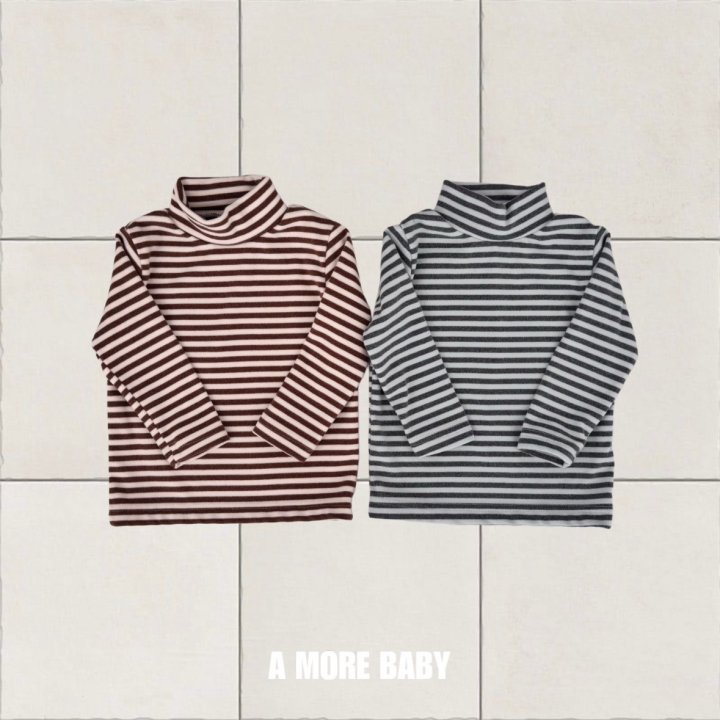 A More - Korean Baby Fashion - #babyfashion - Mayonnaise Turtleneck - 2