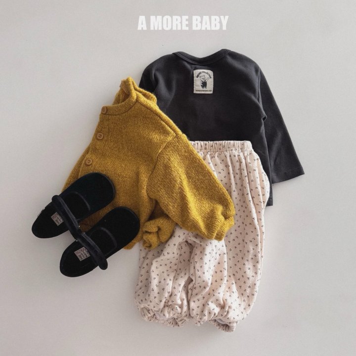 A More - Korean Baby Fashion - #babyfashion - Winter Peach Tee - 10