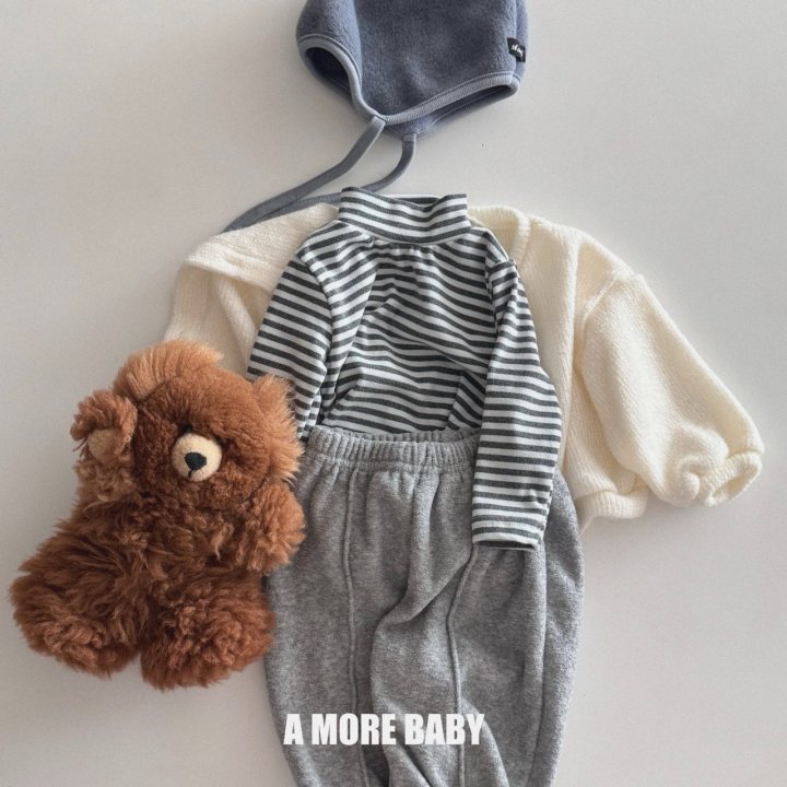 A More - Korean Baby Fashion - #babyfever - Mayonnaise Turtleneck - 3