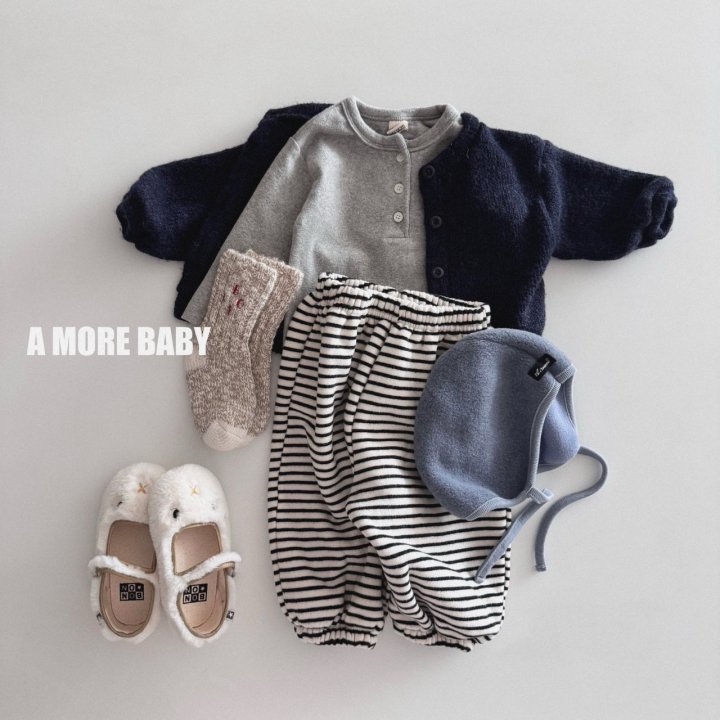 A More - Korean Baby Fashion - #babylifestyle - Striped Pants - 12