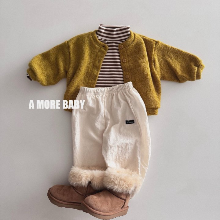 A More - Korean Baby Fashion - #babyootd - Mayonnaise Turtleneck - 7