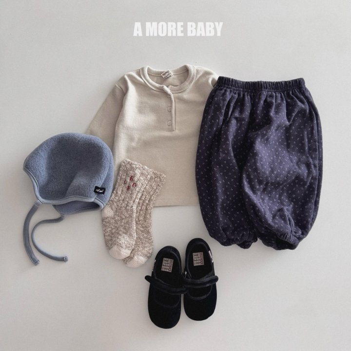 A More - Korean Baby Fashion - #babyoutfit - Round Flower Pants - 10