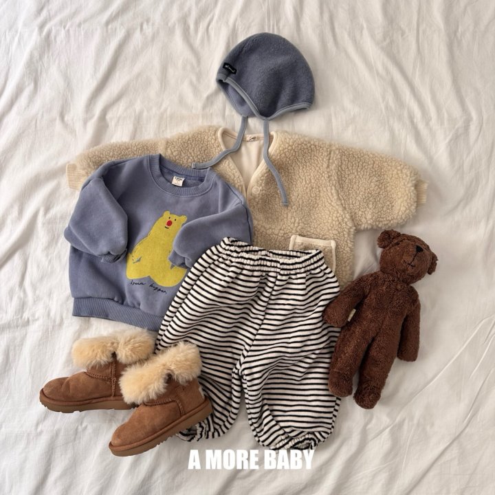 A More - Korean Baby Fashion - #babywear - Striped Pants - 2