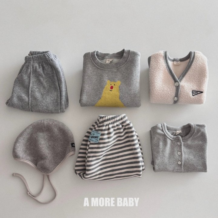 A More - Korean Baby Fashion - #onlinebabyboutique - Striped Pants - 3