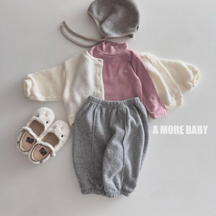 A More - Korean Baby Fashion - #onlinebabyshop - Cocoa Turtleneck - 2