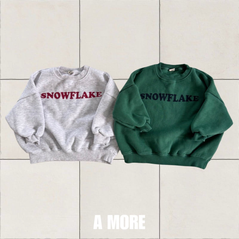 A More - Korean Children Fashion - #Kfashion4kids - Snowman Sweatshirt