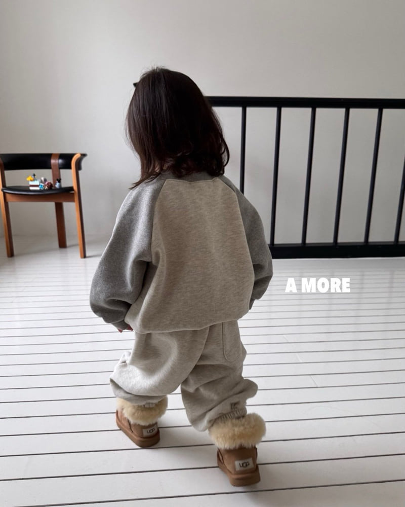 A More - Korean Children Fashion - #childofig - Block Sweatshirt - 5