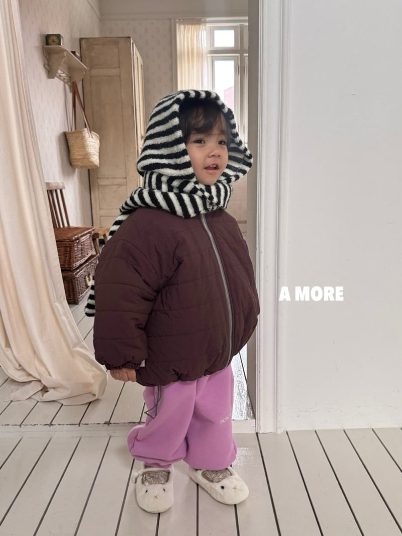 A More - Korean Children Fashion - #childrensboutique - Popcorn Hood Muffler - 9