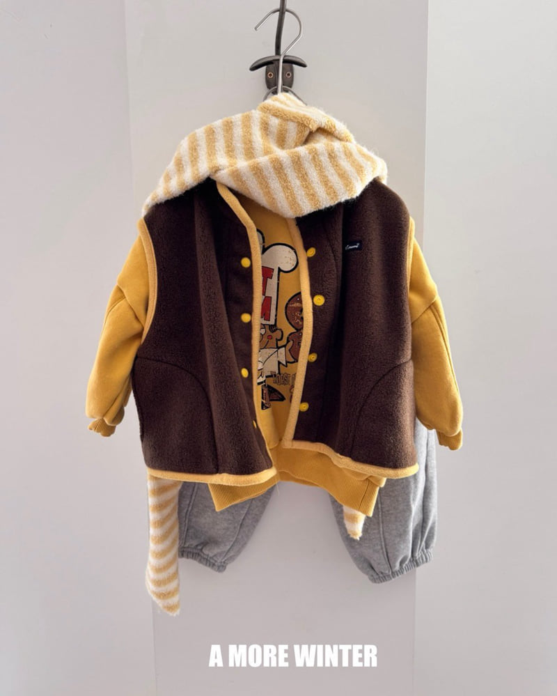 A More - Korean Children Fashion - #designkidswear - Stamp Vest - 11