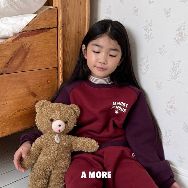 A More - Korean Children Fashion - #discoveringself - Block Sweatshirt - 9