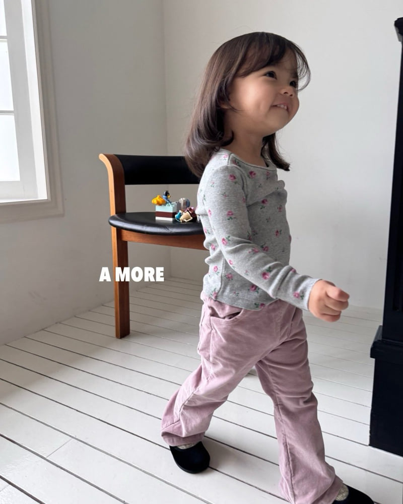 A More - Korean Children Fashion - #kidzfashiontrend - Camellia Tee - 6