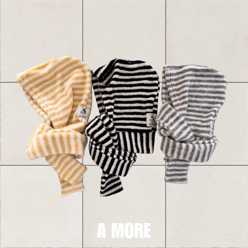 A More - Korean Children Fashion - #littlefashionista - Popcorn Hood Muffler