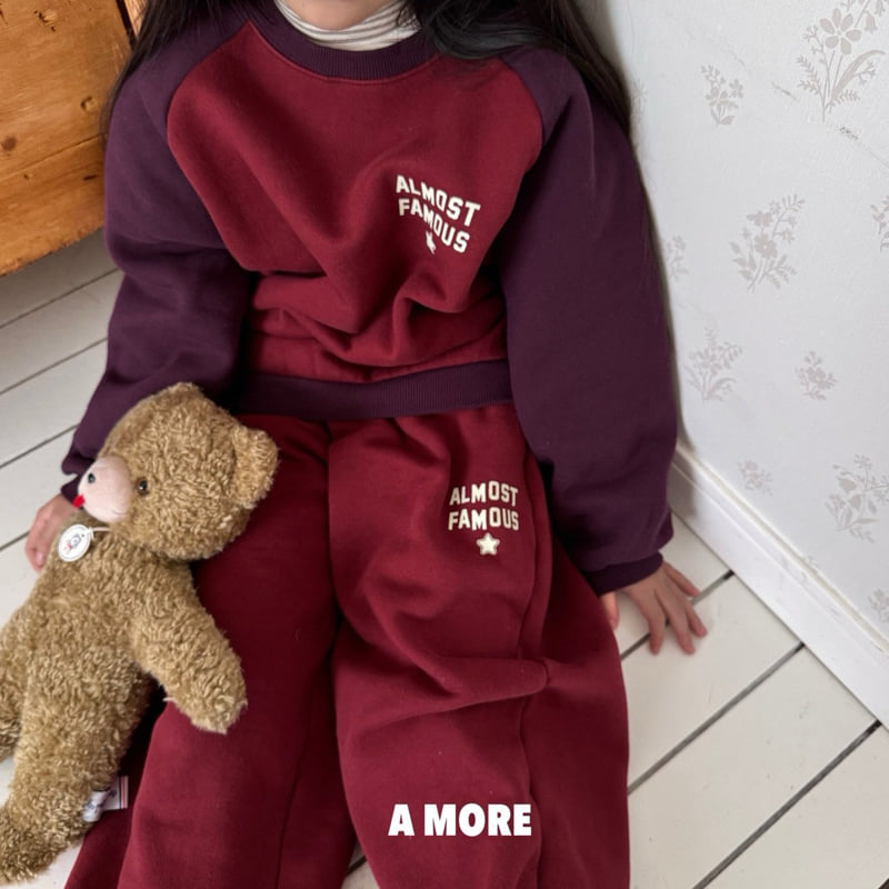 A More - Korean Children Fashion - #magicofchildhood - Block Sweatshirt - 2