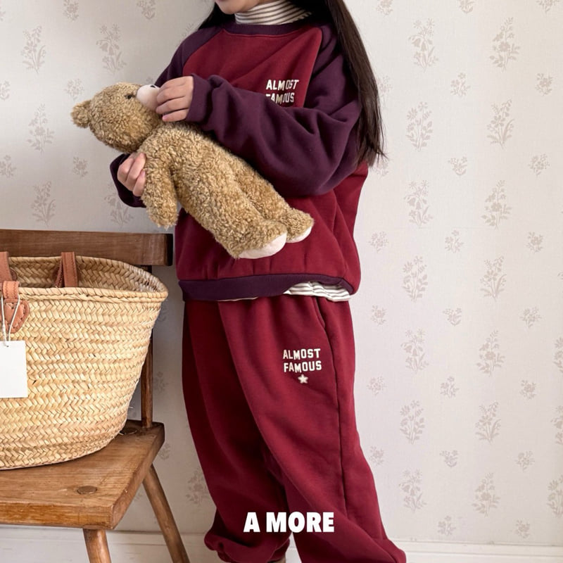 A More - Korean Children Fashion - #minifashionista - Block Sweatshirt - 3