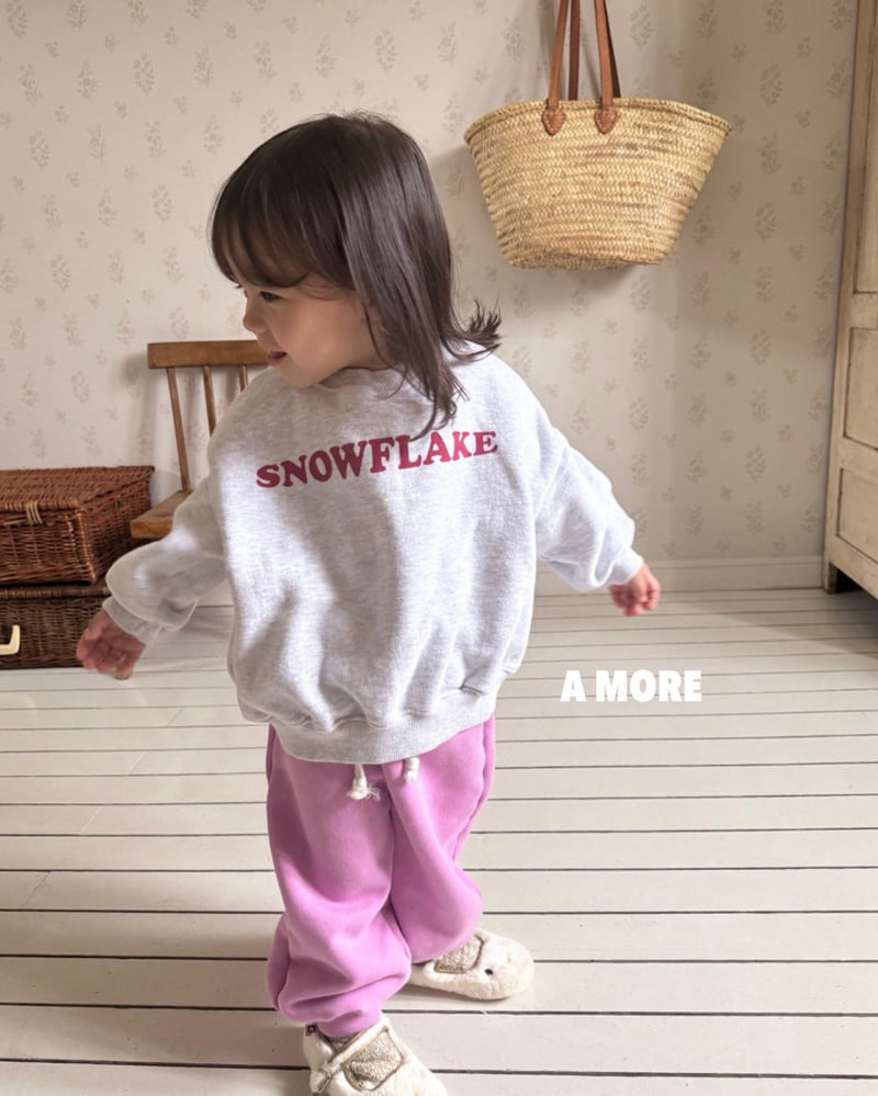 A More - Korean Children Fashion - #prettylittlegirls - Snowman Sweatshirt - 5