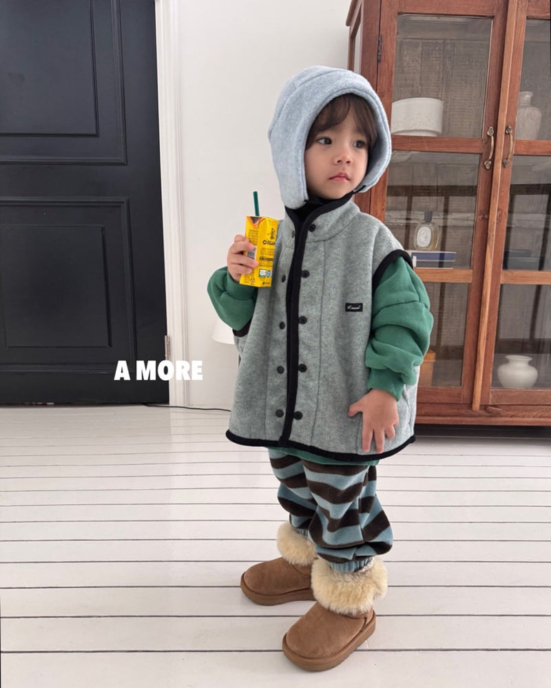 A More - Korean Children Fashion - #todddlerfashion - Stamp Vest - 6