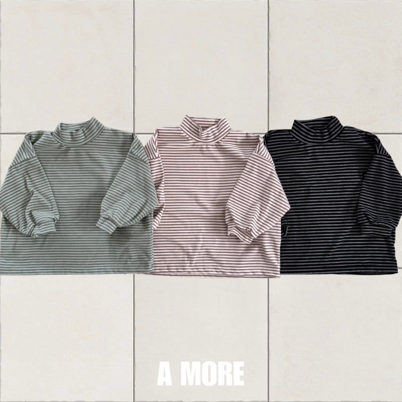 A More - Korean Children Fashion - #todddlerfashion - Kancho Turtleneck Tee