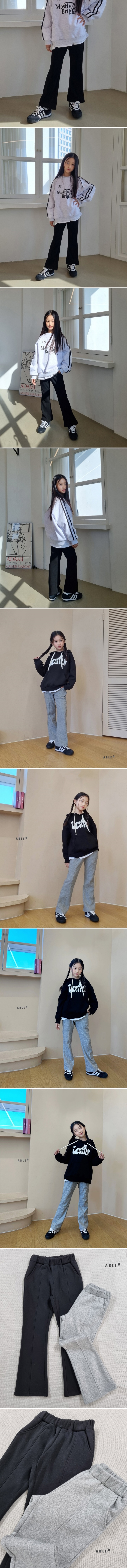 Able# - Korean Children Fashion - #kidsshorts - Fluffy Bootcut Pants - 2