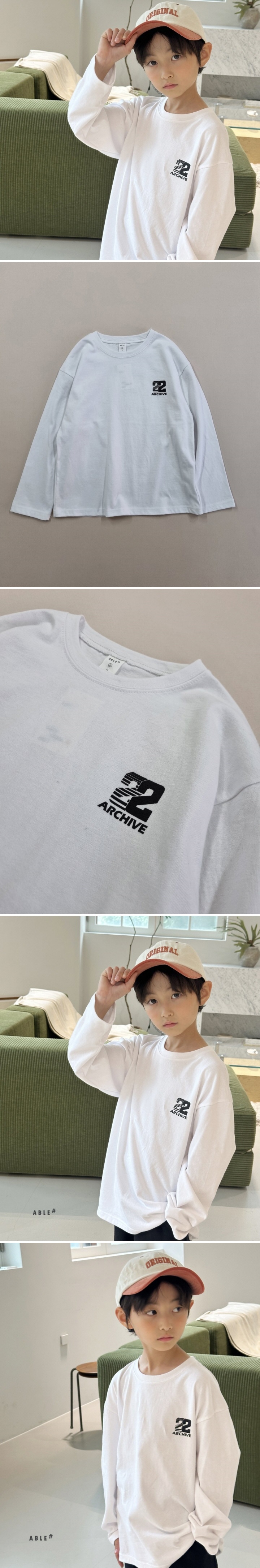 Able# - Korean Children Fashion - #minifashionista - 22 Basic Tee - 2