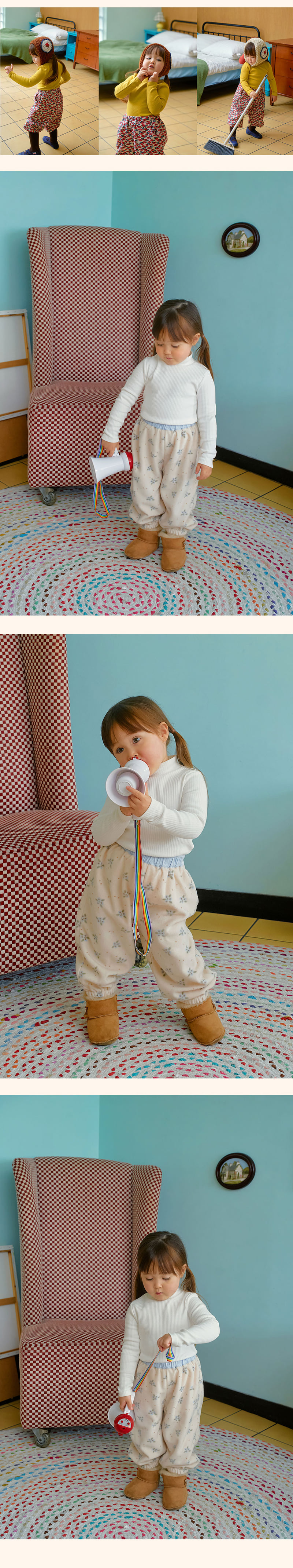 Amber - Korean Children Fashion - #stylishchildhood - Judy Turtleneck Tee - 4