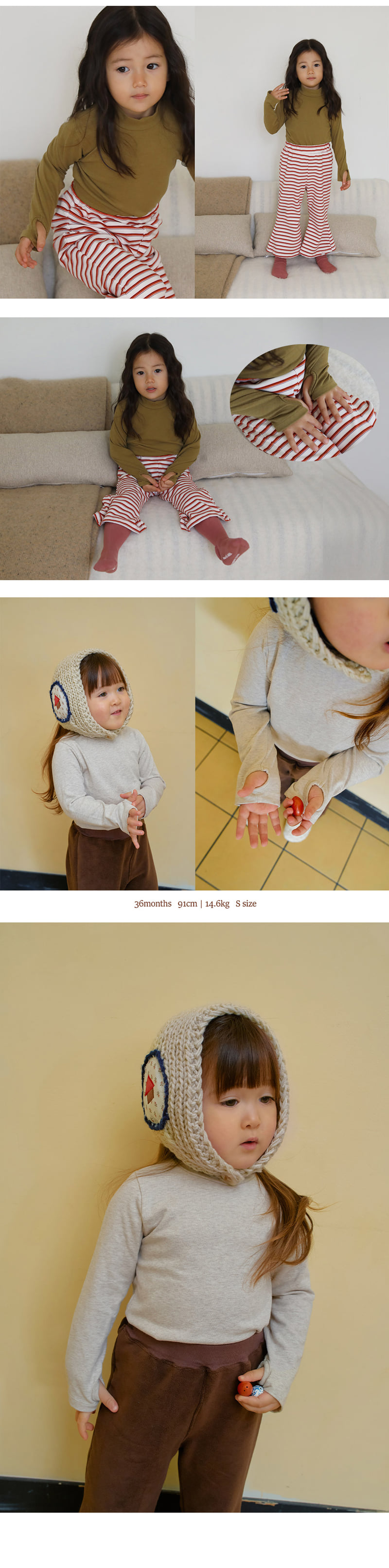 Amber - Korean Children Fashion - #stylishchildhood - Joanne Turtleneck Tee - 4