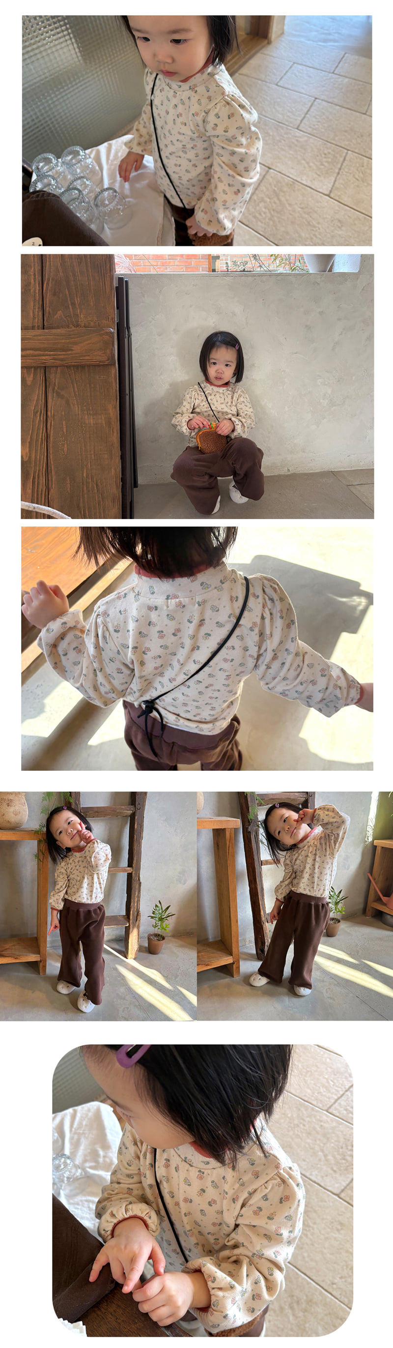Amber - Korean Children Fashion - #kidsshorts - Roni Mock Neck Tee - 4