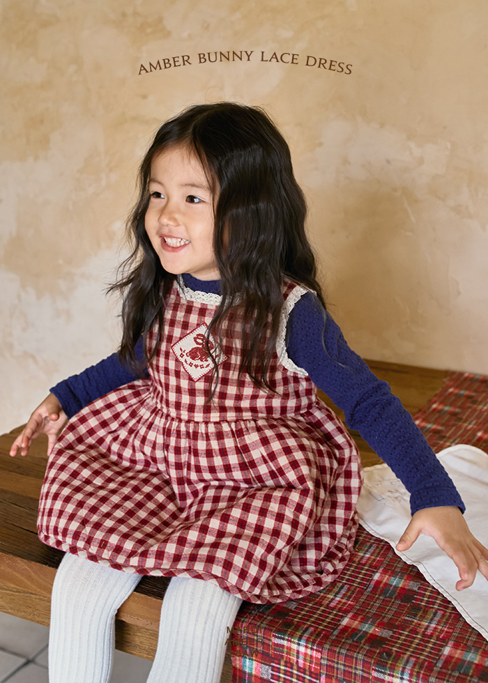 Amber - Korean Children Fashion - #kidzfashiontrend - Bunny Lace One-piece