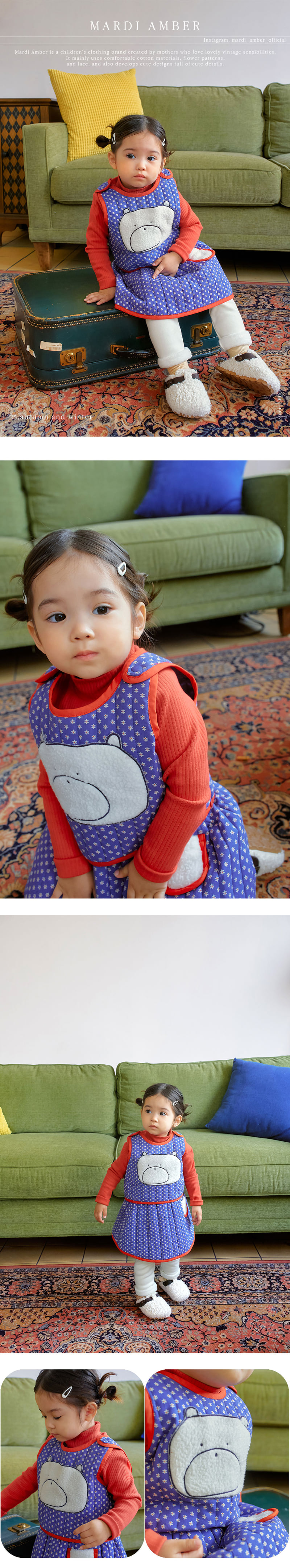 Amber - Korean Children Fashion - #littlefashionista - Warm Bear Two Way Vest - 2