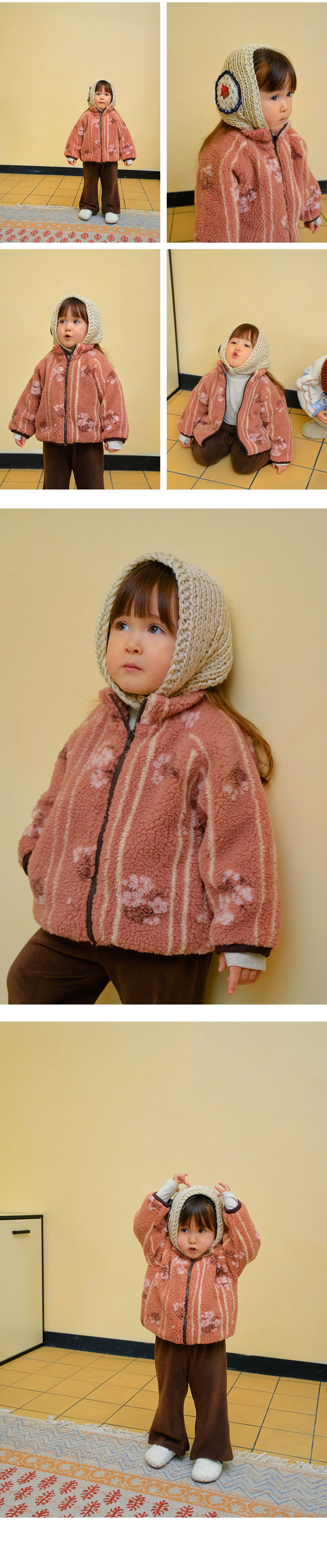 Amber - Korean Children Fashion - #littlefashionista - Caron Fleece Jacket - 4