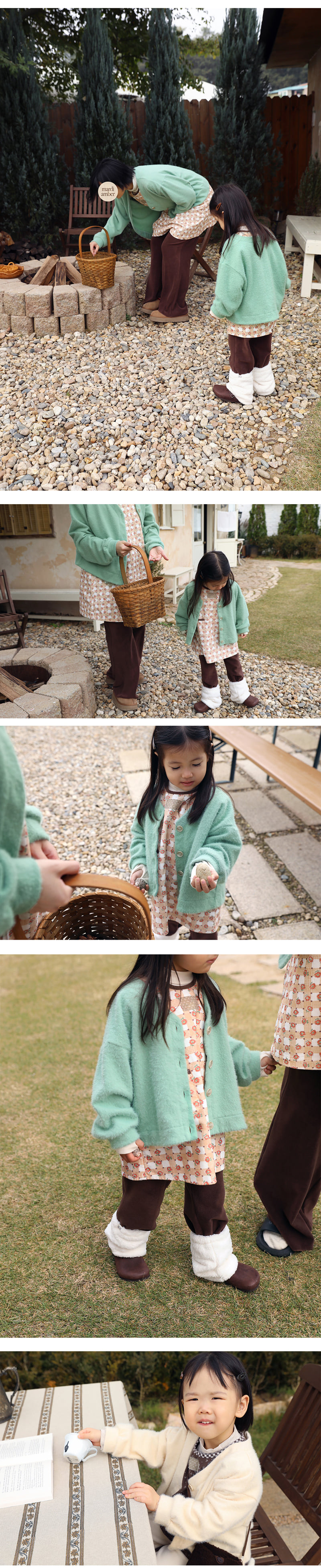 Amber - Korean Children Fashion - #minifashionista - Snowflake V Neck Cardigan - 3