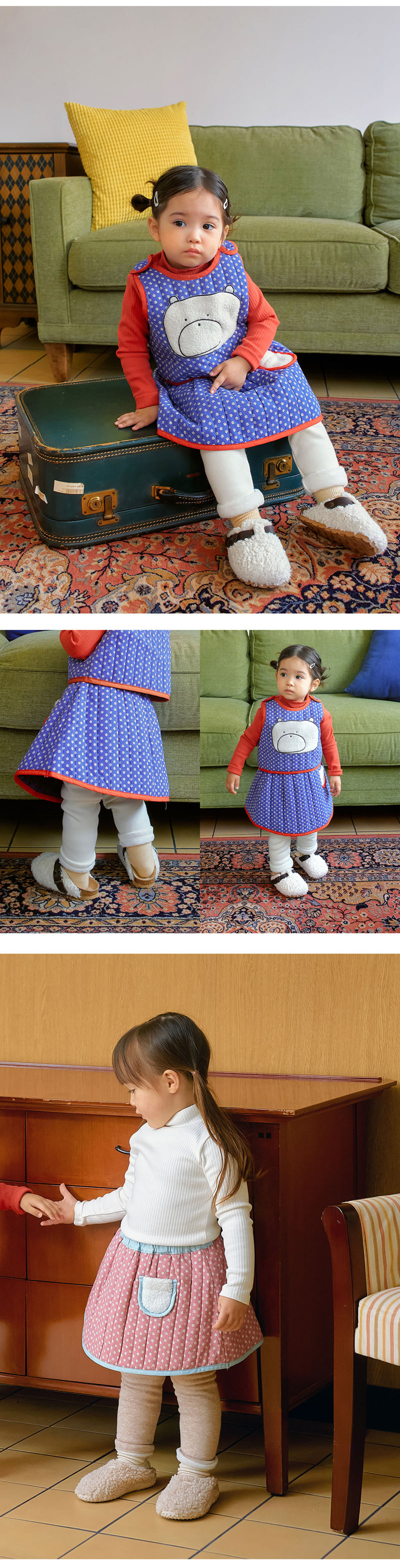 Amber - Korean Children Fashion - #todddlerfashion - Fluffy Quilted Skirt - 3