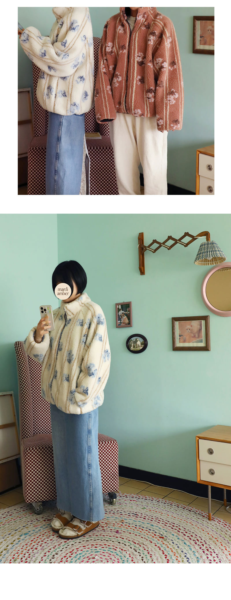 Amber - Korean Women Fashion - #womensfashion - Adult Caron Fleece Jacket - 4