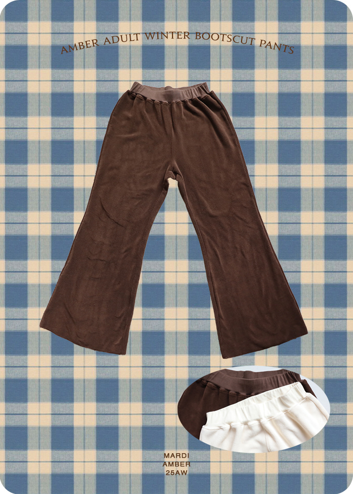 Amber - Korean Women Fashion - #shopsmall - Adult Winter Bootcut Pants