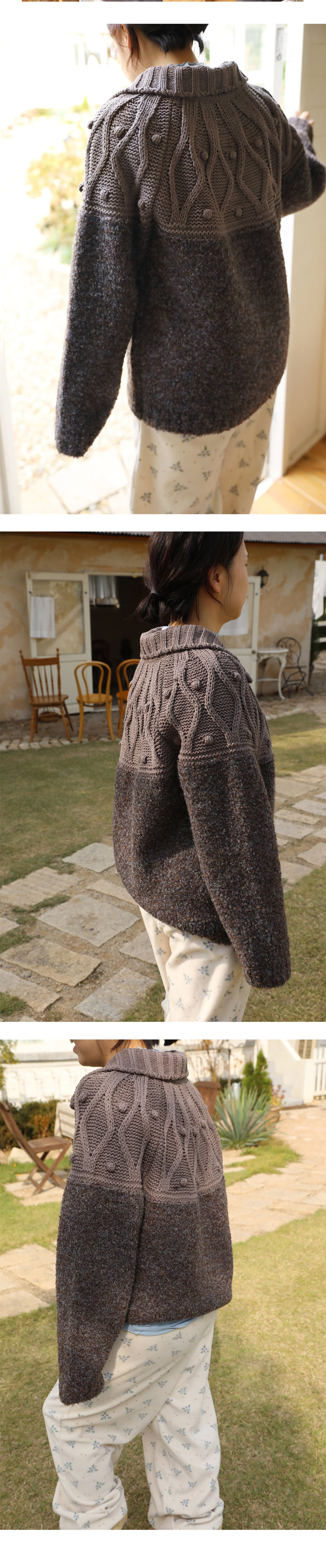 Amber - Korean Women Fashion - #vintageinspired - Adult Boucle Cardigan - 4