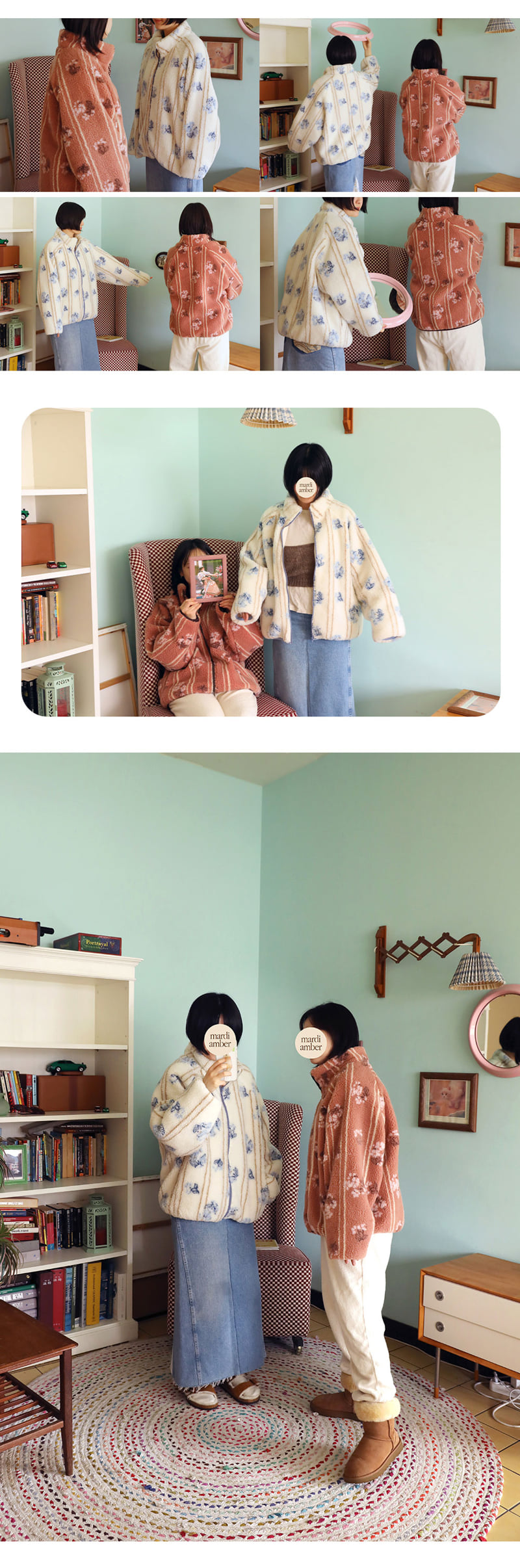 Amber - Korean Women Fashion - #womensfashion - Adult Caron Fleece Jacket - 3
