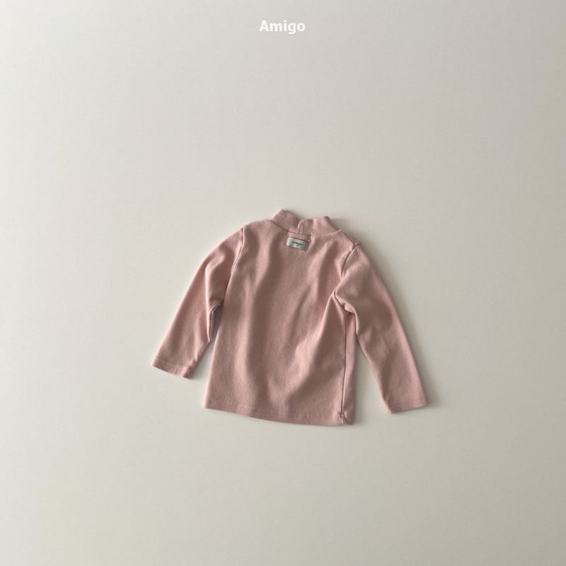 Amigo - Korean Baby Fashion - #babyboutique - Pretzel Half Turtleneck Tee - 9