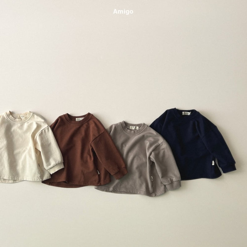 Amigo - Korean Baby Fashion - #babyboutique - Basic Cotton Tee - 7