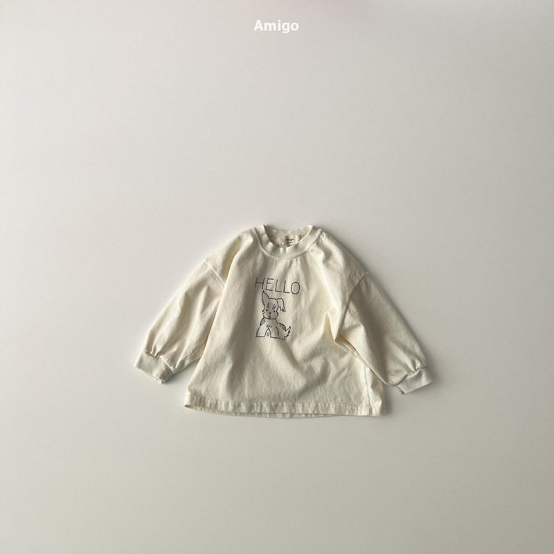 Amigo - Korean Baby Fashion - #babyboutique - Peach Puppy Tee - 6