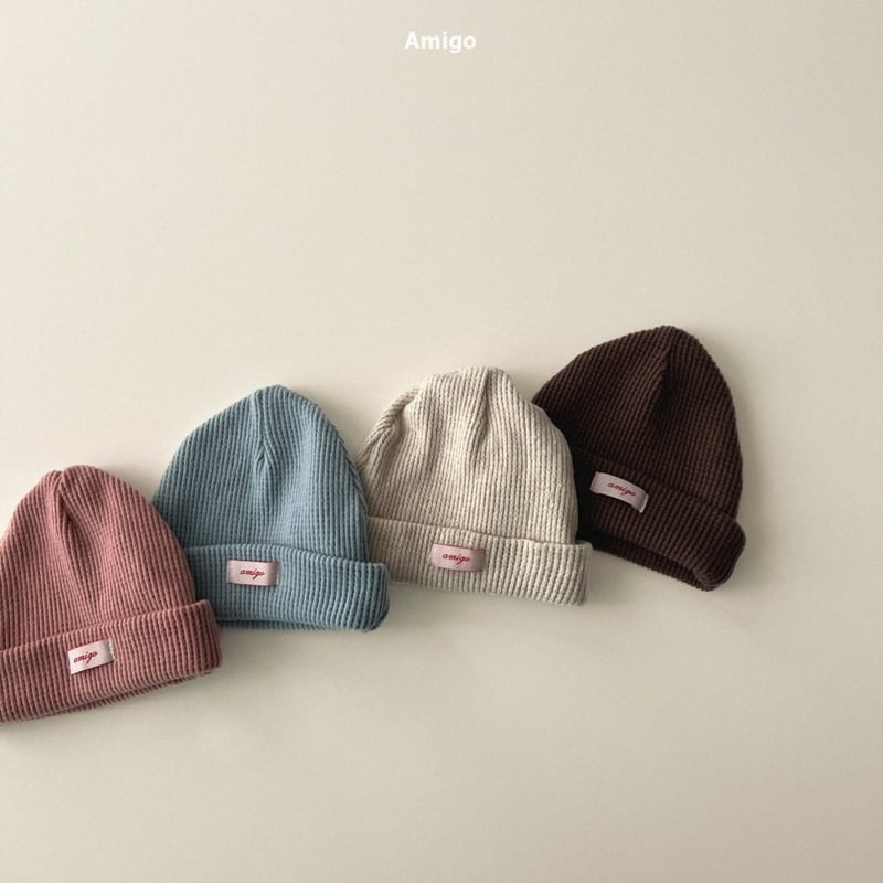 Amigo - Korean Baby Fashion - #smilingbaby - Brushed Waffle Beanie - 4