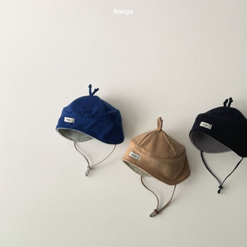 Amigo - Korean Baby Fashion - #babyboutiqueclothing - Fleece String Hat - 2