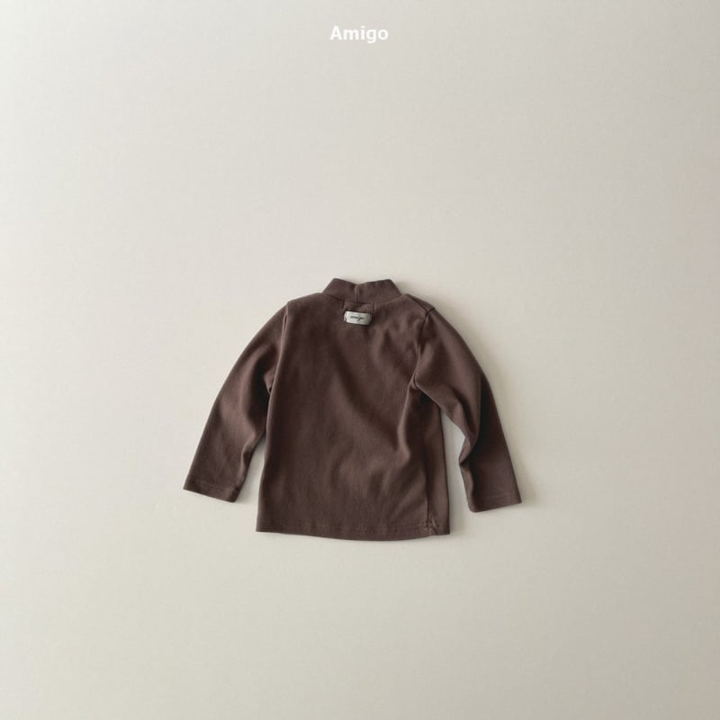 Amigo - Korean Baby Fashion - #babyboutiqueclothing - Pretzel Half Turtleneck Tee - 11