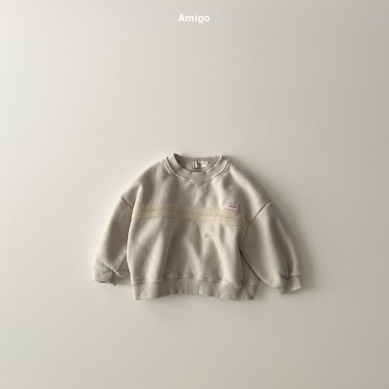 Amigo - Korean Baby Fashion - #babyboutiqueclothing - Crochet Sweatshirt - 3